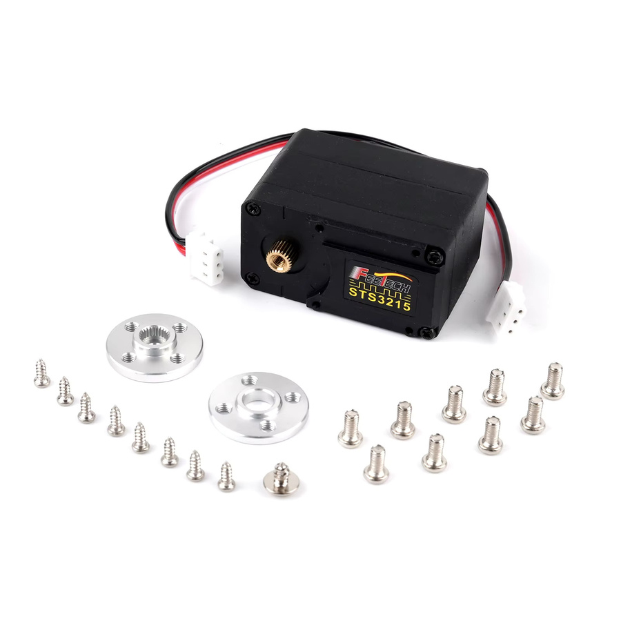 Feetech STS3215 Serieller Bus TTL Servo mit magnetischem Encoder, 30KG, 360 Grad, Schwarz, 6 Stück - Bild 2