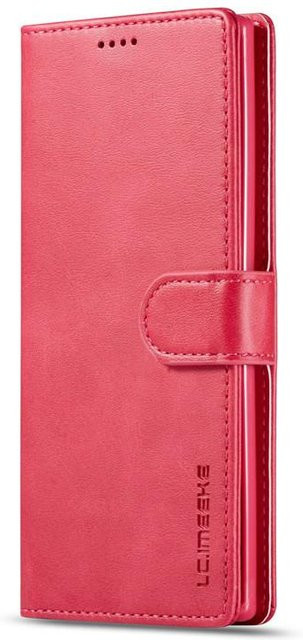 Xiaomi Leder Brieftasche Flip Cover Handyhülle für POCO X4 Pro 5G in Pink - Bild 1