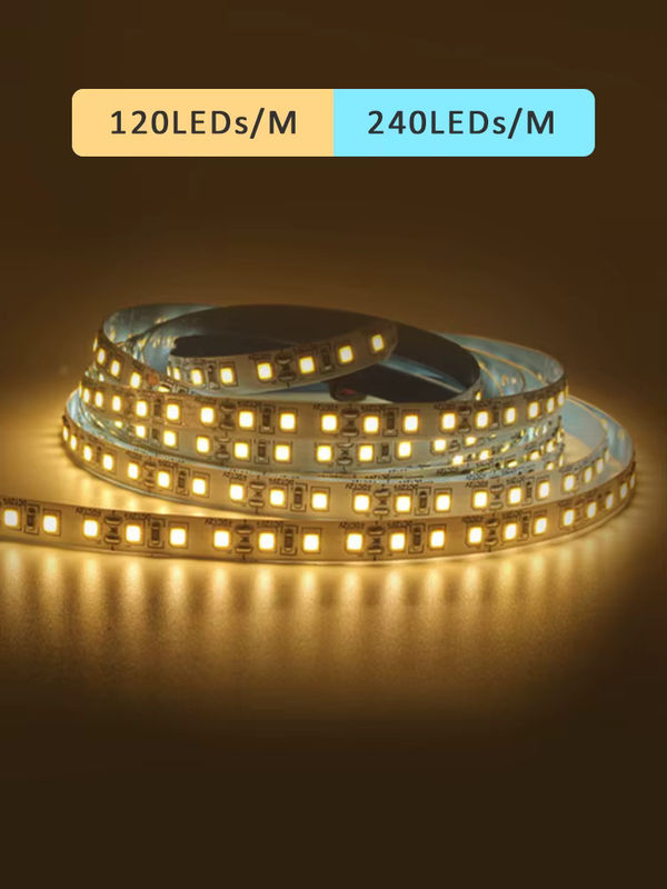 MJJC 12V LED-Streifen SMD 2835 Warmweiß Flexibles LED-Lichtband für Heimdekoration - Bild 3