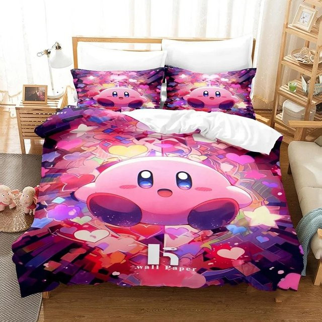Cartoon Star Allies Bettwäsche Set mit Bettbezug und Kissenbezug in Pink, Material Mikrofaser, Breite: 150 cm, Tiefe: 100 cm - Bild 1