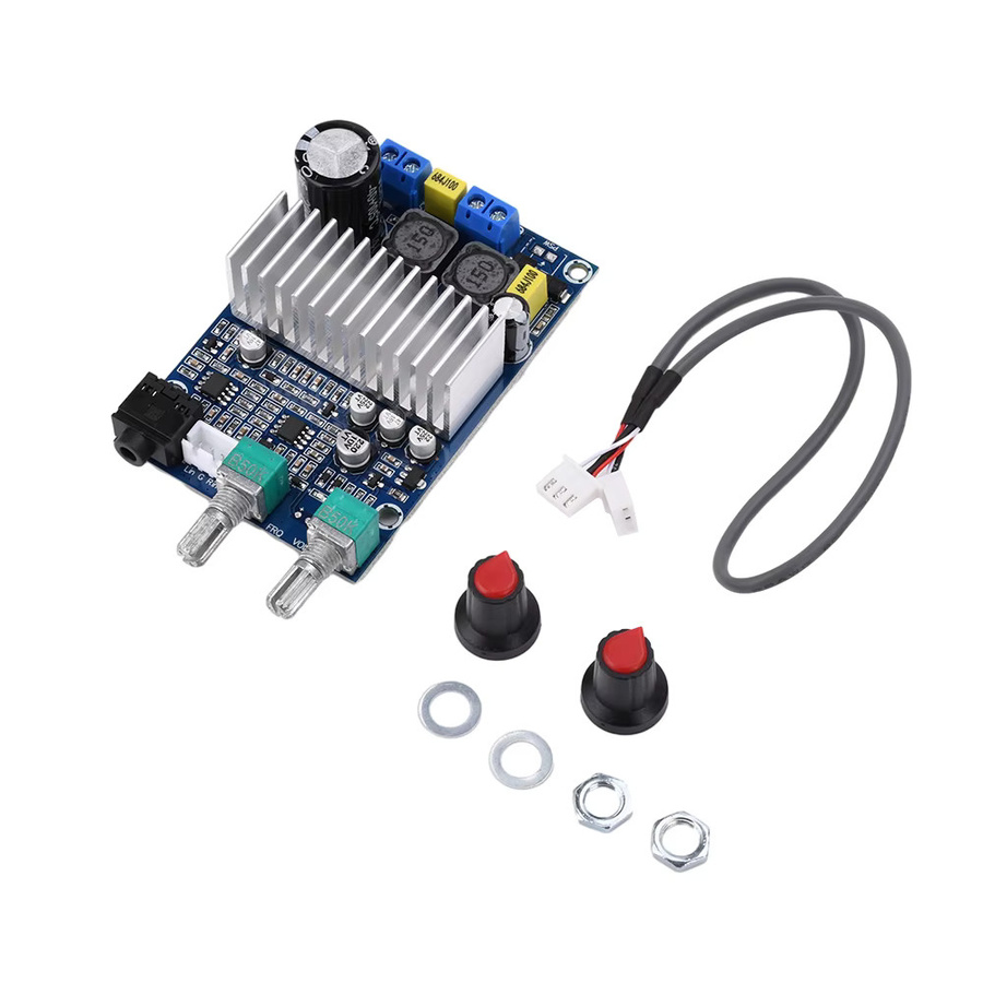 Aideepen Digital Audio Verstärker TPA3116D2 Klasse D Stereo 2.1 Subwoofer Power Verstärker Blau - Bild 3