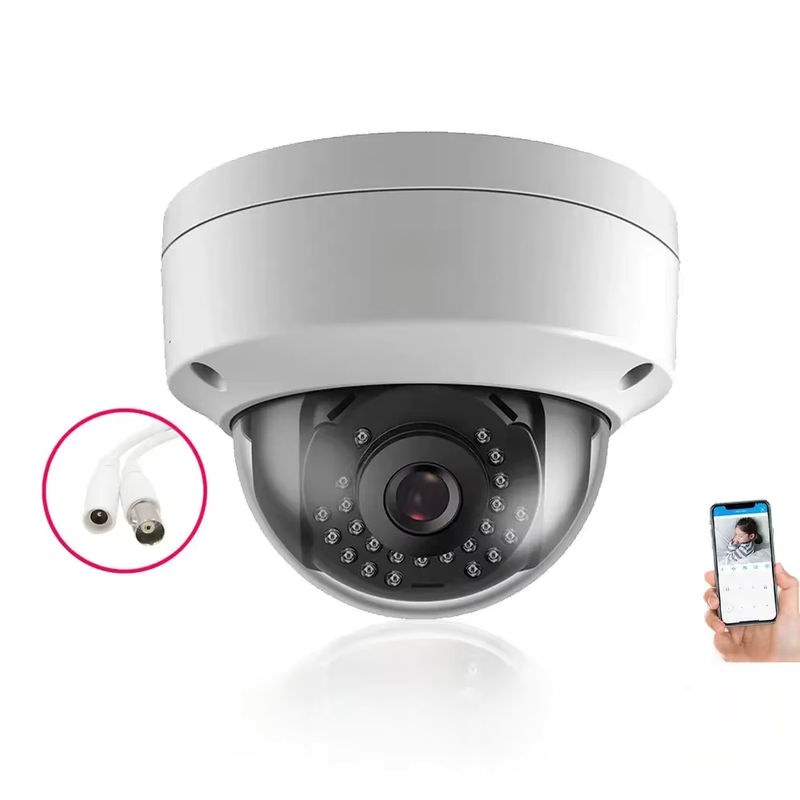HCVAHDN 4K 8MP AHD CCTV Überwachungskamera mit Gesichterkennung, vandalensichere analoge Kuppelkamera für Outdoor und Indoor, Farbe: Weiß - Bild 5