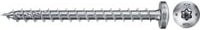 Fischer PowerFast II Holz- und Spanplattenschrauben mit Torx-Antrieb, Farbe Silber, Durchmesser: 4,5 mm, Länge: 40 mm - Bild 1