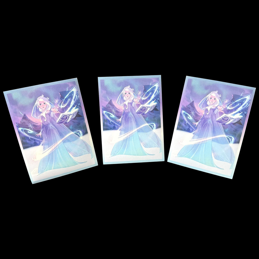 Bandai Lorcana Elsa Kartenhüllen Standard Größe transparent - Bild 3