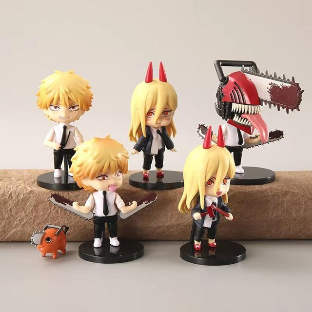 Chainsaw Man Denji Pochita, Actionfiguren, 6-teiliges Set, ab 14 Jahren - Bild 1