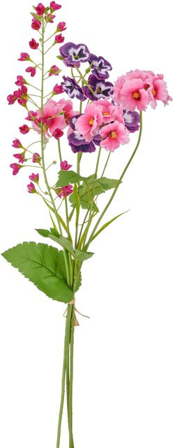 GASPER Kunstblume Frühlingsstrauß in Pink aus Kunststoff - Bild 1