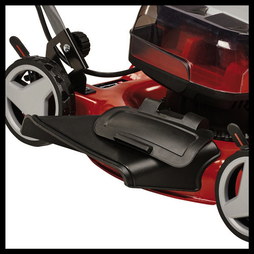 Einhell Power X-Change Akku-Rasenmäher GE-CM 36/48 Li M-Solo in Rot-Schwarz mit Seitenauswurf-Kit - Bild 3