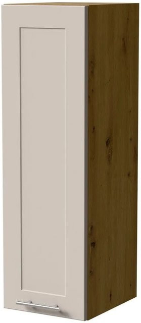 Feldmann-Wohnen Hängeschrank Oslo W4/30 in Eiche Artisan und Kaschmir Matt, B/T/H: 30 x 32,5 x 96 cm - Bild 1