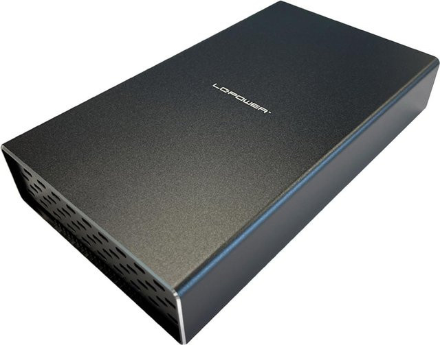 LC Power LC-DOCK-C-35-M2 Dockingstation für M.2 SSDs und HDDs mit PCIe NVMe & SATA, USB 3.2 Gen 2x1, Schwarz - Bild 1