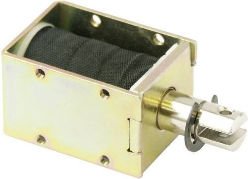 RED MAGNETICS Hubmagnet ITS-LS2924B-Z in Silber, 12V DC, 4.5W, Ziehkraft 0.2 N/mm bis 10.22 N/mm - Bild 1