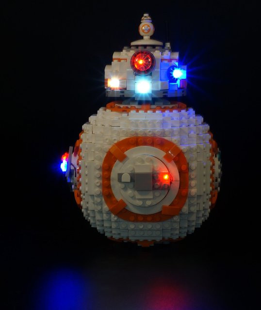 LEGO Star BB-8 75187, LED-Beleuchtungsset, RGB, weiß - Bild 1