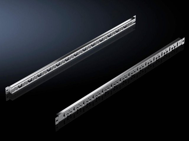 Rittal VX IT Rack-Montageschienen, Silber, 2er-Pack - Bild 1