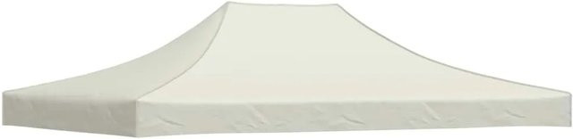 vidaXL Partyzelt-Dach für Faltpavillon und Pop-Up-Faltzelte aus Polyester in Creme, B x T: 4 x 3 m - Bild 1