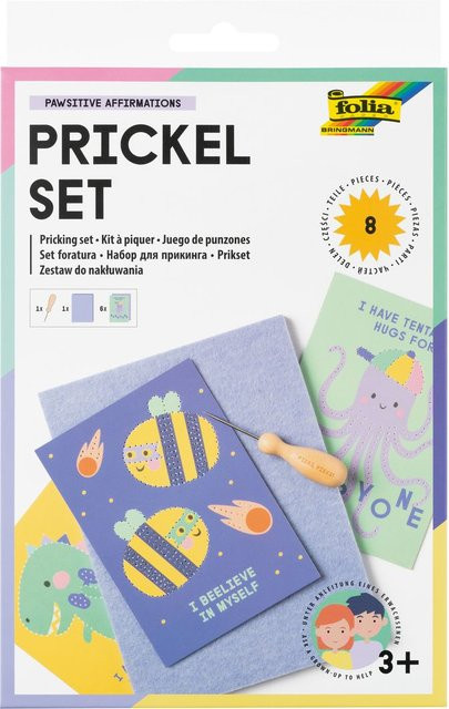 folia Prickel-Set mit Tier-Motiven ab 3 Jahren - Bild 1