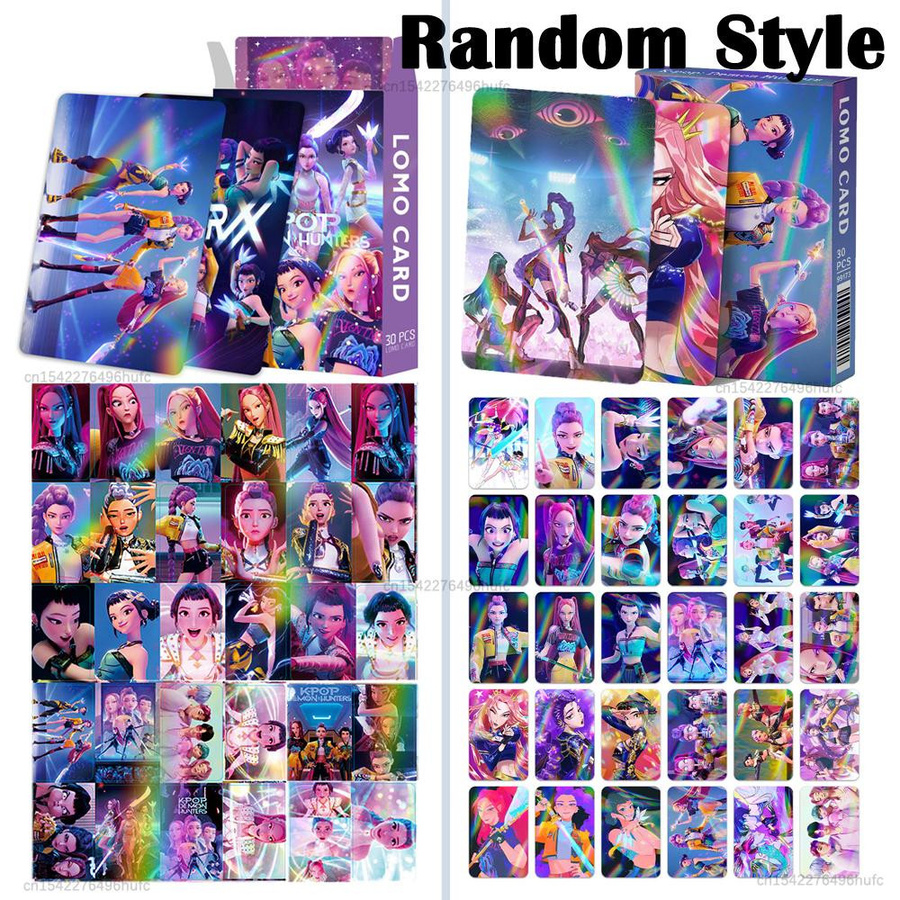 Fashnics Kpop Dämonenjäger Laserkarte Anime Sammelkarten 92/30-teiliges Set - Bild 2