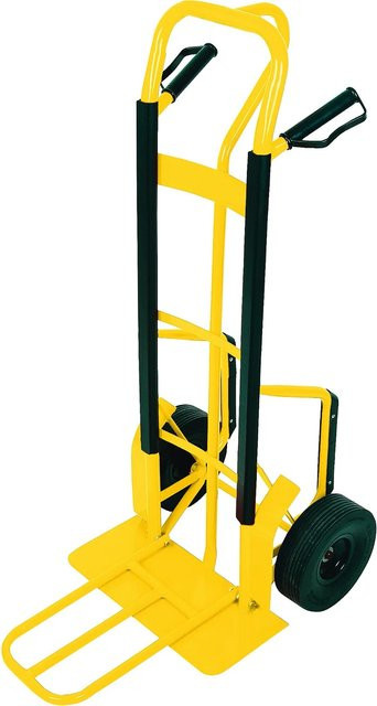 Pro-Bau-Tec Sackkarre Extension aus Stahl in Gelb mit 250 kg Tragkraft - Bild 1
