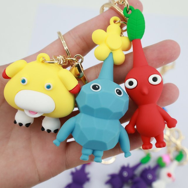 Bandai Pikmin Actionfigur, PVC-Schlüsselanhänger, Einzelfigur - Bild 1