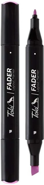 Toki Marker Fader Permanent Marker mit Keilspitze in Deep Violet (66 Farben) - Bild 1