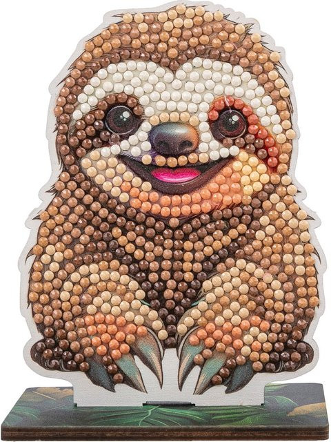 Craft Buddy Crystal Art Wildlife Buddies Faultier Diamond Painting ab 6 Jahren - Bild 1