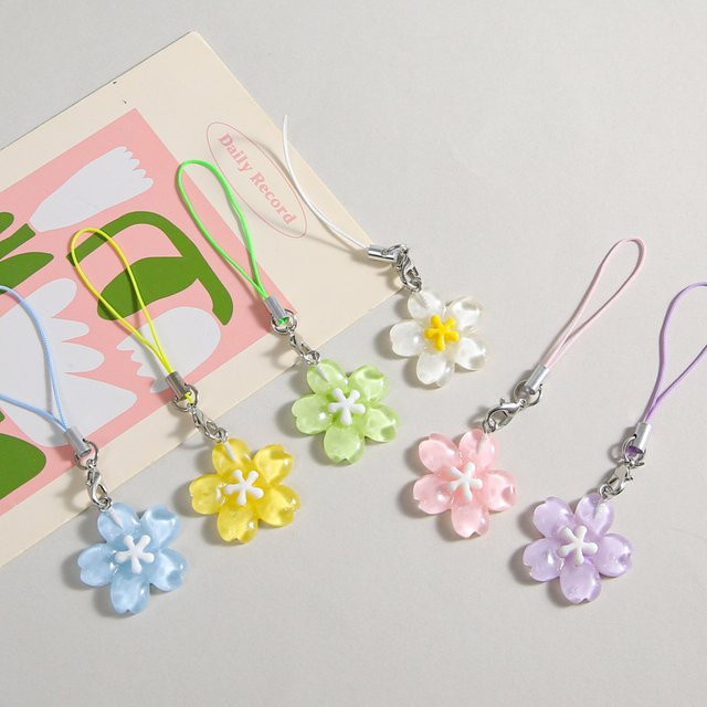 LATS Anhänger, Sakura-Blumen, Handykette, Damen und Mädchen, Unisex - Bild 1