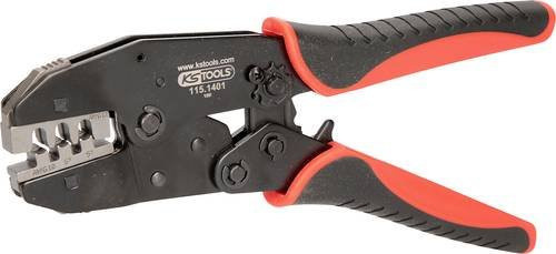 KS Tools Crimpzange 5 bis 6mm² in Rot aus Stahl - Bild 1