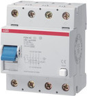 ABB FI-Schutzschalter F204A-125/0,3L RCD 4-polig 25A 0,3A 400V 2CSF204123R3950 - Bild 1