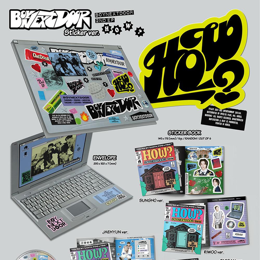 Wie? von BOYNEXTDOOR, CD, Aufkleber ver. - Bild 2