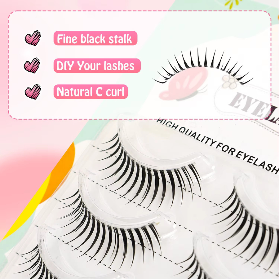 Batownly False Eyelash, Black, 5 Paar - Bild 2