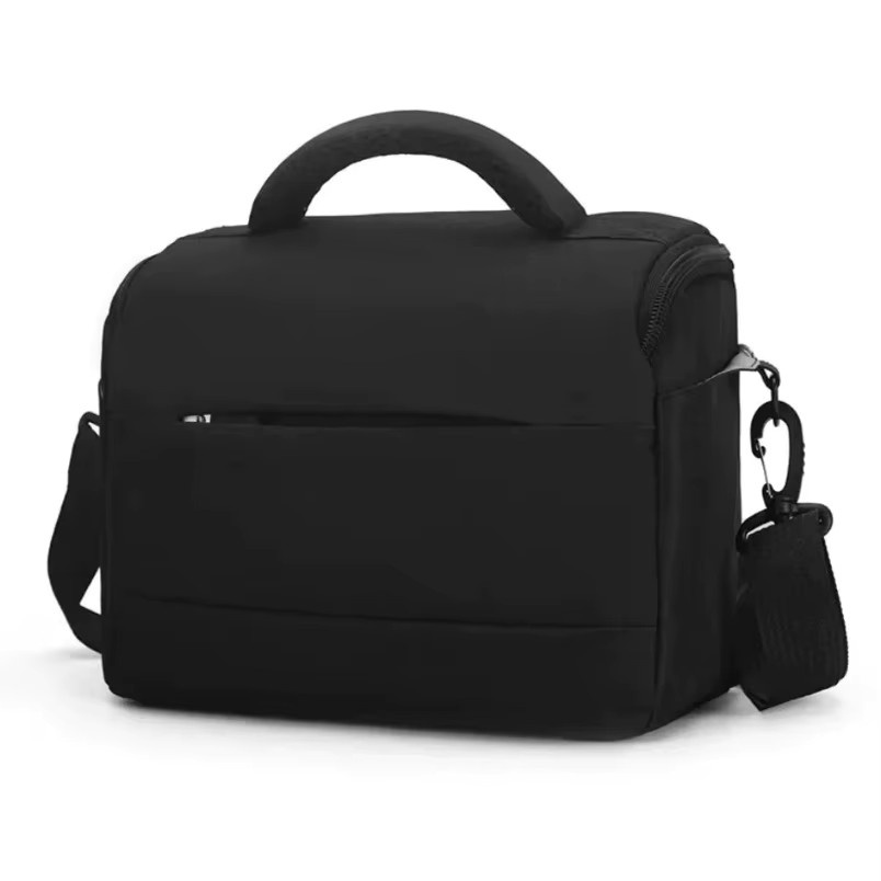 VIKEFON Kameratasche aus Nylon in Schwarz als tragbare Umhängetasche für Sony, Nikon, Canon und Panasonic Equipment - Bild 2