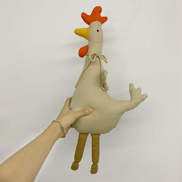 Binchi Fitness Ente Gans Plüschtier, Weiß, ab 14 Jahren - Bild 1