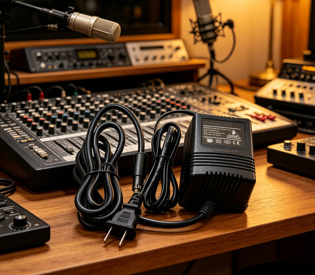 Behringer externes Netzteil in Schwarz, kompatibel mit UB502 und 802 XENYX 1002 Audio-Mixern - Bild 1