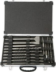 Makita SDS-Plus Bohrer- und Meißel-Set D-42444, 17-teilig, Farbe: Silber - Bild 1