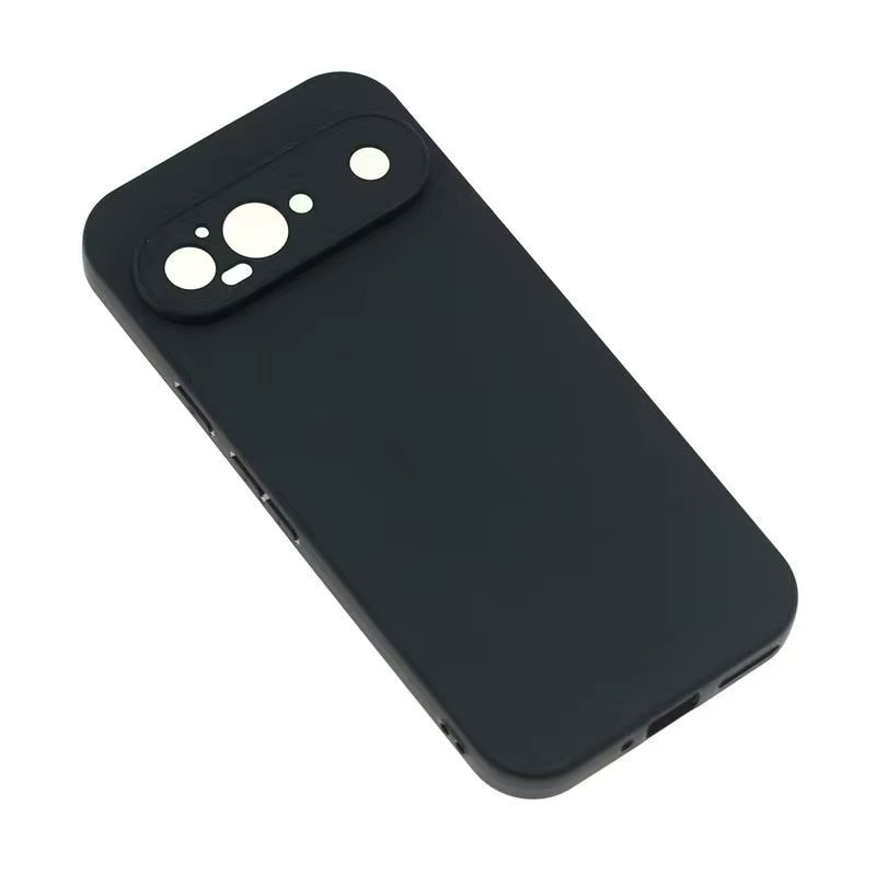 Matte Silikon Ultra Thin Softcase Hülle für Google Pixel 9 Pro XL 8 7 Pro in Schwarz - Bild 3