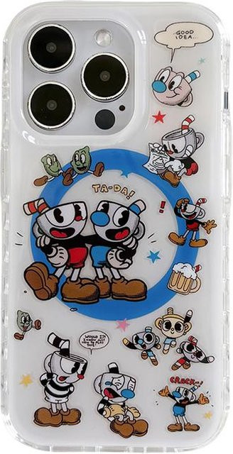 Yiran bag Magnetische Handyhülle mit Cartoon-Design und MagSafe Ständer für iPhone 16 Pro, 15 Pro Max, 14 Pro Max, 15, 13 in Multicolour - Bild 1