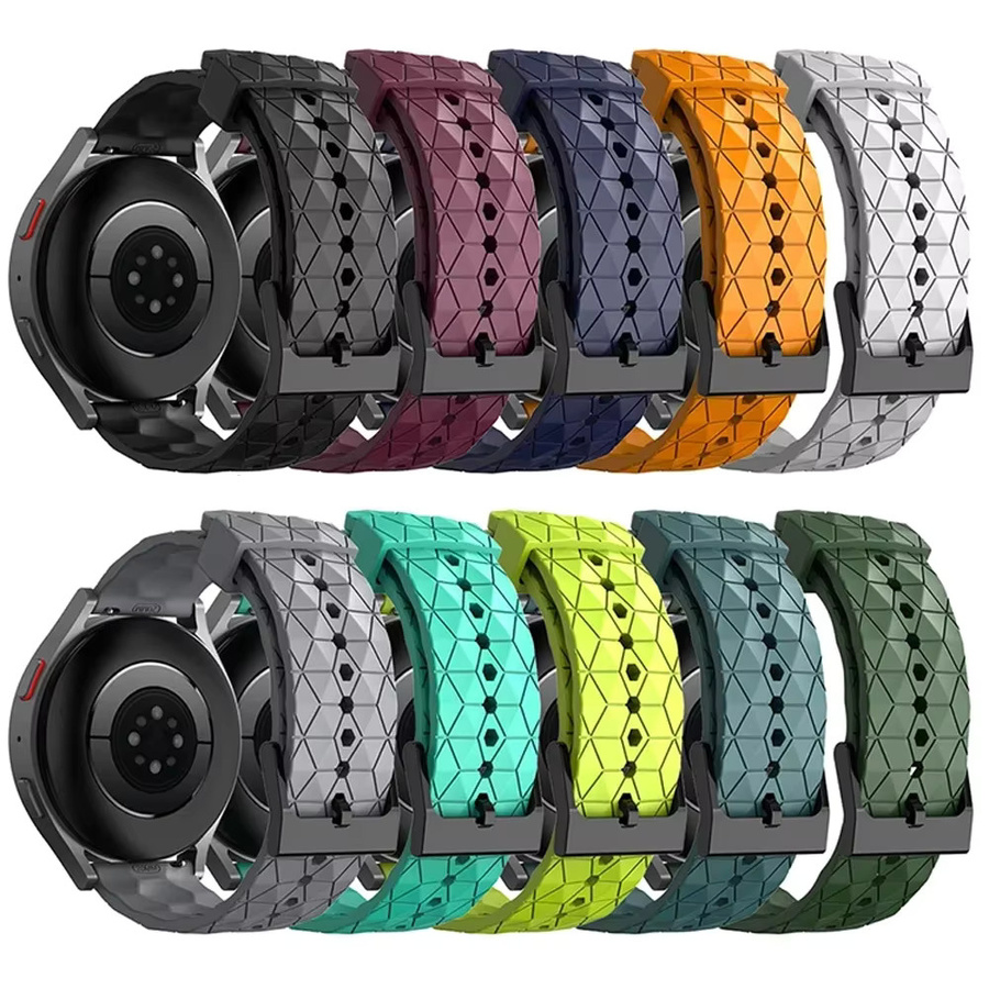 COLMI Smartwatch-Armband, Silikon, Schwarz, Unisex, 20 22 mm - Bild 2