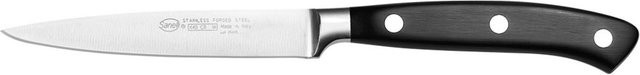 Sanelli Ergoforge Schälmesser aus geschmiedetem Edelstahl in Silber/Schwarz, Länge: 20,5 cm - Bild 1