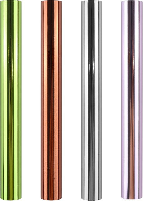 Buntes Toner-Reaktivfolienpapier für Laserdrucker und Laminatoren, holografische Heißprägefolie zum Basteln, Breite: 19,3 cm, Länge: 5 m - Bild 1