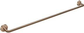 Hansgrohe Axor Uni. Circular Badetuchhalter aus Messing, Wandmontage, poliertes Gold, Breite: 80 cm - Bild 1