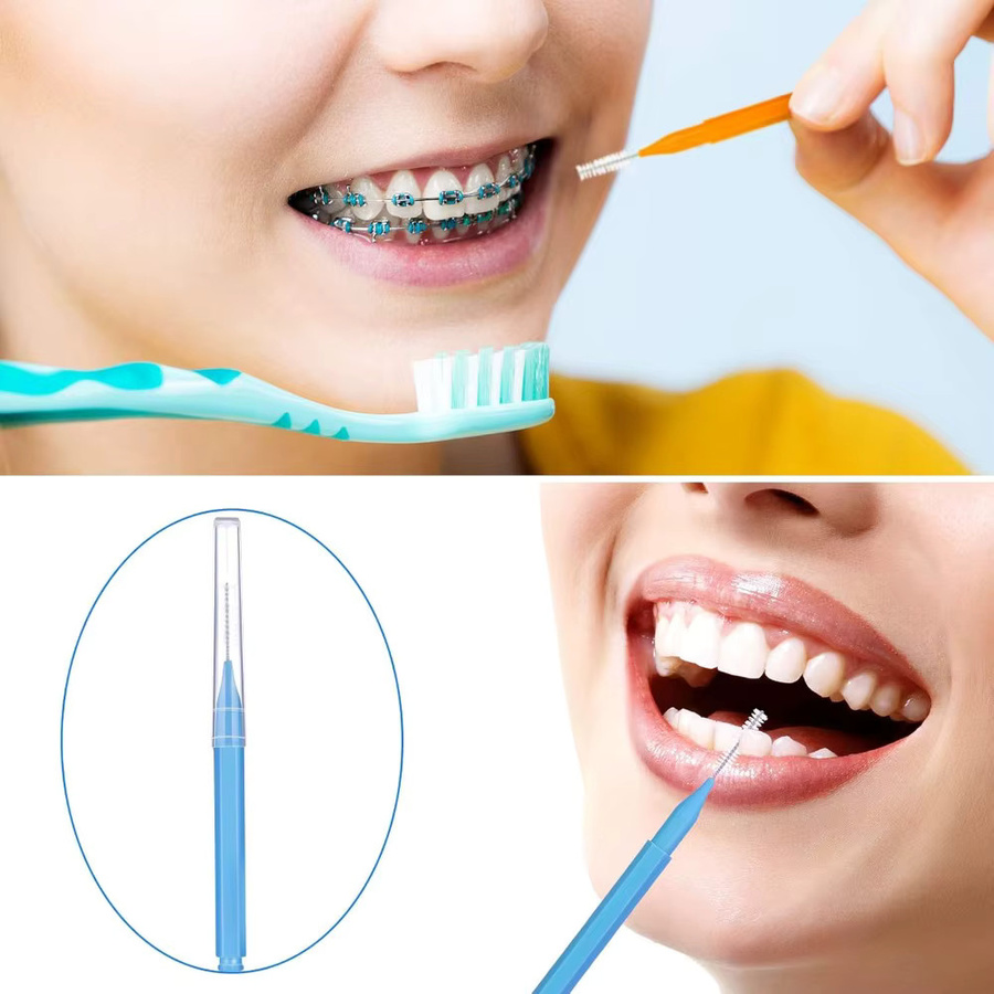 NEWLLEXX Interdentalbürsten, 30 Stück, weiche Borsten - Bild 2