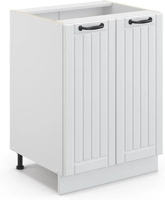 Vicco Midischrank Fame-Line in Weiß im Landhausstil, B/H: 60 x 82 cm - Bild 1