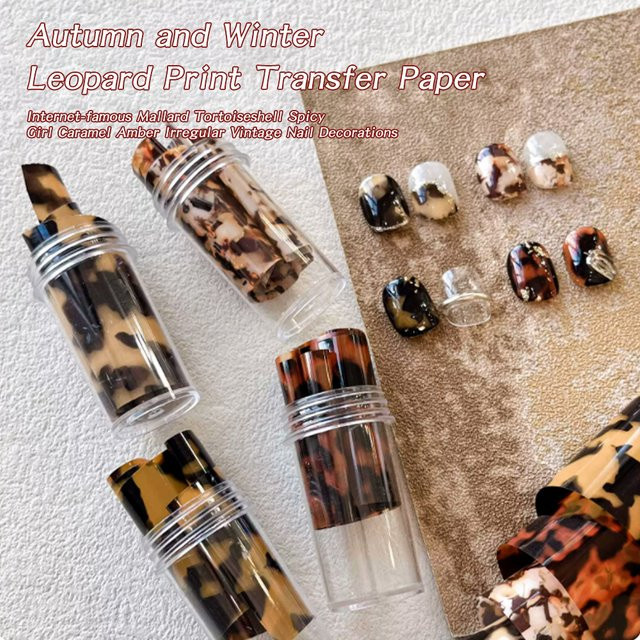 kaniu Nagelfolien Leopardenmuster, Transferpapier, Unisex - Bild 1