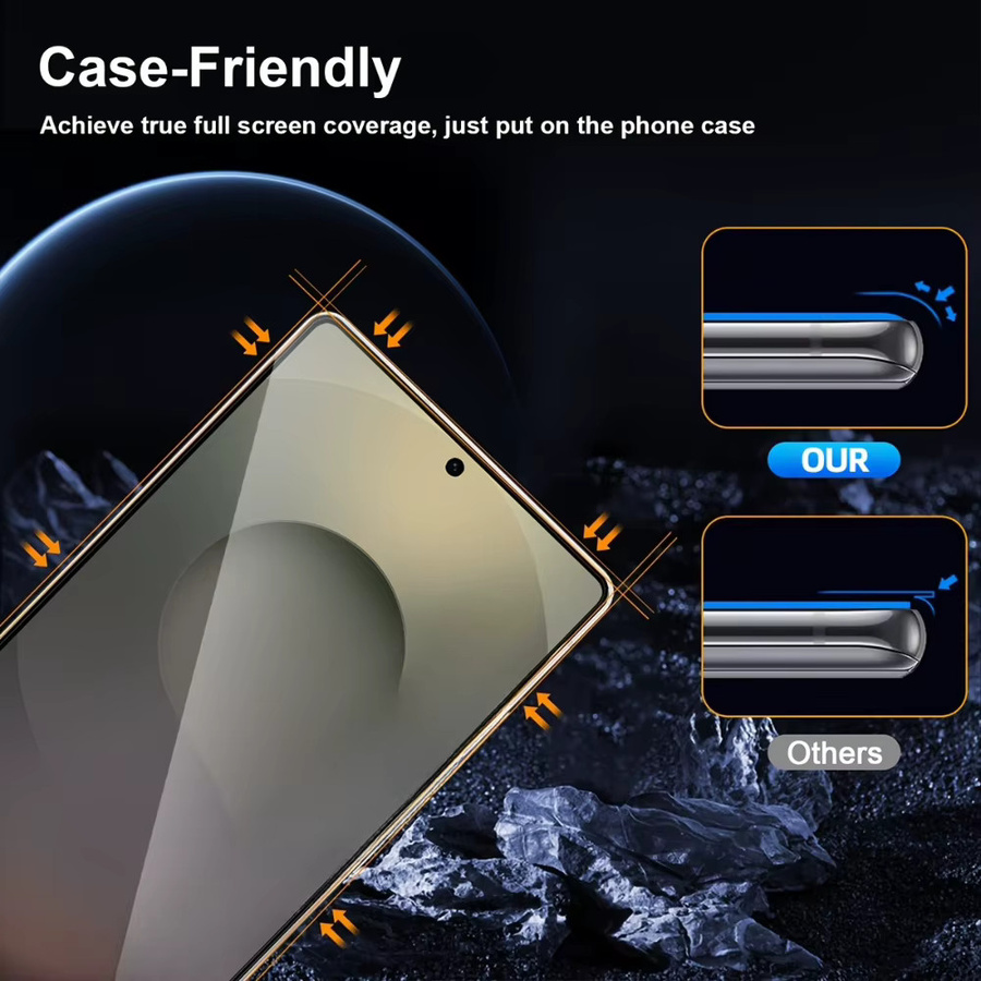 NNBILI 4er-Pack Displayschutzfolien aus gehärtetem Glas, transparent, kompatibel mit Samsung Galaxy S26 Ultra, S25 Ultra, S24 Ultra, S23 Plus und S22 Plus - Bild 5
