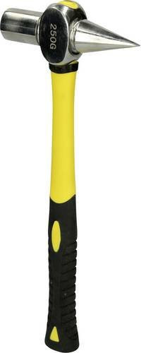 KS Tools Prüfhammer aus Stahl mit Glasfaserstiel, Gelb, Gewicht: 350 g, Länge: 320 mm - Bild 1