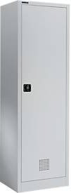 Schäfer Shop Select Garderobenschrank EASY-WEAR mit Zylinderschloss in Weißaluminium RAL 9006, Höhe: 193,5 cm - Bild 1