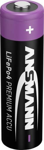 Ansmann Lithium-Eisenphosphat Akku Mignon AA 500 mAh 3,2V lila - Bild 1