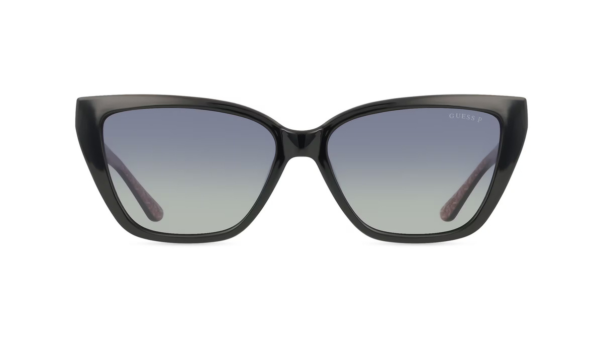 Guess GU7919 Sonnenbrille Cat Eye, Vollrand, Acetat, Unisex, schwarz - Bild 1