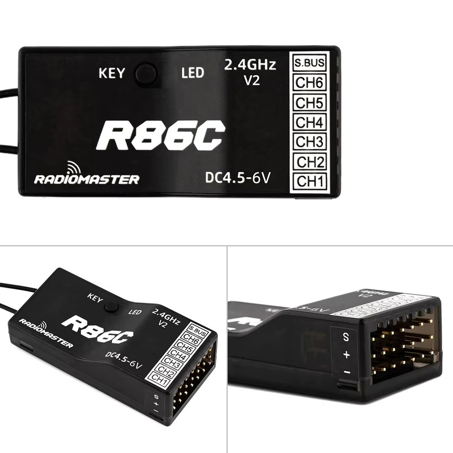 Radiomaster R81 R84 R86 R86C R88 V2 Empfänger, black - Bild 3