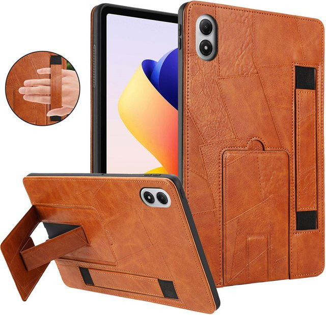 Xiaomi Business PU-Leder Standhülle für Poco Pad M1 und Redmi Pad Pro 12.1 Zoll in Pink und Brown - Bild 1
