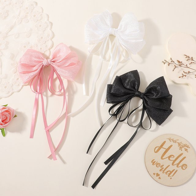 Baby Bows Organza-Schleife Haarspange für Kinder - Bild 1