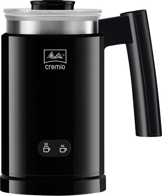 Melitta Cremio 1014-02 Elektrischer Milchaufschäumer in Schwarz mit Kakaofunktion und Abschaltautomatik - Bild 1